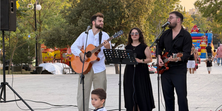 Nizami rayonunda açıq hava konserti təşkil edilib