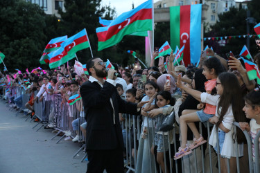 Nizami rayonunda Milli Qurtuluş Gününə həsr olunmuş bayram konserti keçirilib - 12.06.2026