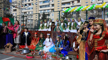 Abad məhəllədə Novruz bayramı qeyd edilib - 13.03.2025 - B.Nuriyev küçəsi, 46a
