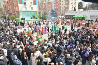 Nizami rayonunda Novruz şənliyi keçirilib - 13.03.2026