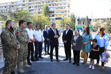 Azərbaycanın Milli Qəhrəmanı Elman Hüseynov adına küçənin açılışı  - 31.08.2023