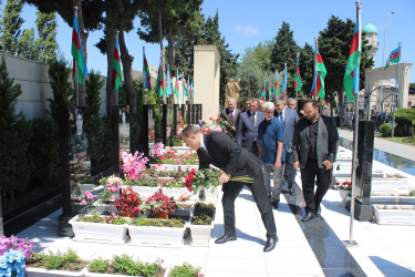 Nizami rayonunda Silahlı Qüvvələr Günü ilə əlaqədar şəhidlərin əziz xatirəsi ehtiramla yad edilib - 26.06.2025