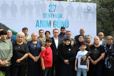 27 Sentyabr – Anım Günü ilə əlaqədar Nizami rayonunda ağacəkmə aksiyası keçirilib