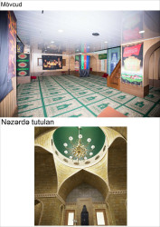 Nizami rayonu Keşlə qəsəbəsində Şah Abbas məscidinin əsaslı təmir işləri davam etdirilir - 08.06.2023