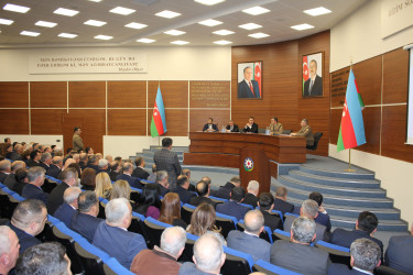 Nizami rayonunda mülki müdafiənin təşkili sahəsində görülən işlərlə bağlı müşavirə - 04.12.2025