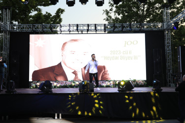 Ümummilli Lideri Heydər Əliyevin 100 illik yubileyi münasibətilə “Sən elə bir zirvəsən” adlı konsert --10.05.2023