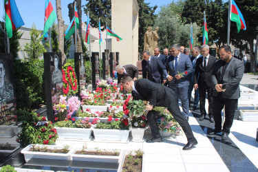 Nizami rayonunda Silahlı Qüvvələr Günü ilə əlaqədar şəhidlərin əziz xatirəsi ehtiramla yad edilib - 26.06.2025