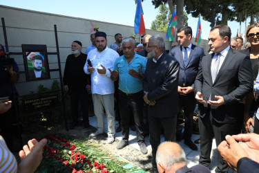 Birinci Qarabağ müharibəsində şəhid olmuş hərbi qulluqçu Abbasov Məhərrəm Abbas oğlunun dəfn mərasimi - 23.08.2023