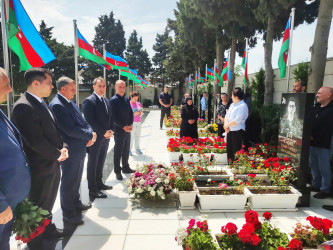 Vətən müharibəsi şəhidi Rəfael İbrahimovun doğum günündə xatirəsi anılıb - 28.05.2025