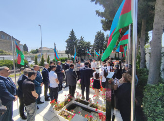 Vətən müharibəsi şəhidi Elsevər Əhədzadənin doğum günündə məzarı ziyarət edilib - 03.06.2025