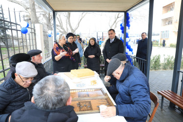 Növbəti həyət abadlaşdırılaraq sakinlərin istifadəsinə verilib - Q.Qarayev prospekti, 2a - 06.03.2024