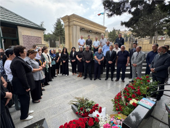 Vətən müharibəsi şəhidi Elçin Həsənlinin doğum günündə məzarı ziyarət edilib - 16.06.2025