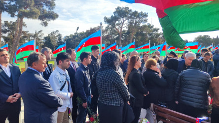 Vətən müharibəsi şəhidləri leytenant Kənan Süleymanlı və leytenant Teymur Məcidzadənin məzarları ziyarət edilib - 09.11.2023