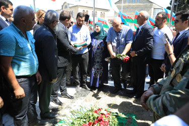 Birinci Qarabağ müharibəsində şəhid olmuş hərbi qulluqçu Abbasov Məhərrəm Abbas oğlunun dəfn mərasimi - 23.08.2023