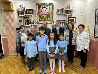 Vətən müharibəsi şəhidi Eltun Qasımovun ailəsi ilə görüş - 26.09.2023