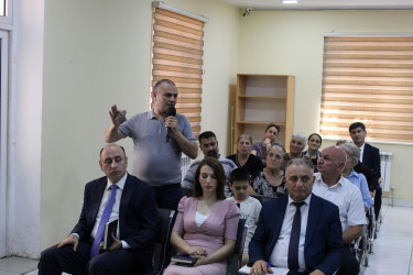 Nizami Rayon İcra Hakimiyyətinin başçısı Coşqun Cəbrayılov rayon sakinləri ilə növbəti səyyar qəbul keçirib - 22.07.2026
