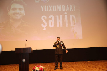 Vətən müharibəsi şəhidi Cavid Həsənova həsr olunmuş "Yuxumdakı Şəhid" sənədli filminin təqdimatı  - 19.10.2023