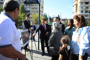 Azərbaycanın Milli Qəhrəmanı Elman Hüseynov adına küçənin açılışı  - 31.08.2023