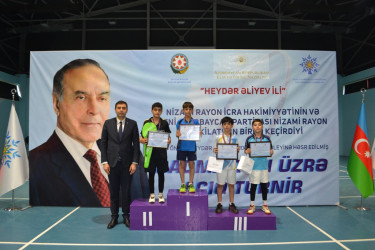 “Heydər Əliyev İli” çərçivəsində Badminton üzrə açıq turnir  - 10.04.2023