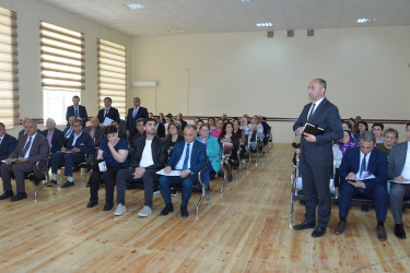 Nizami rayonunda sakinlərlə növbəti səyyar görüşlər keçirilib - aprel 2024