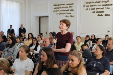 Nizami Rayon İcra Hakimiyyətinin başçısı Coşqun Cəbrayılov rayon sakinləri ilə növbəti səyyar qəbul keçirib - 09.09.2026