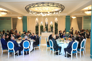 “Meridian Park” şadlıq sarayında Vətən müharibəsi şəhidlərinin ailə üzvləri və qaziləri üçün iftar süfrəsi  - 19.04.2023