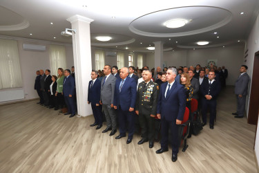 “Tarix yazan əbədiyaşar lider” mövzusunda tədbir  - 10.10.2023