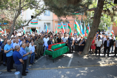 Birinci Qarabağ müharibəsində şəhid olmuş hərbi qulluqçu Abbasov Məhərrəm Abbas oğlunun dəfn mərasimi - 23.08.2023