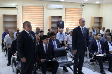 Nizami Rayon İcra Hakimiyyətinin başçısı Coşqun Cəbrayılov rayon sakinləri ilə növbəti səyyar qəbul keçirib - 22.07.2026