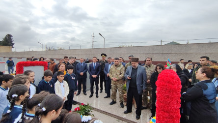 Vətən müharibəsi şəhidi Zəbiyulla Məmmədovun məzarı ziyarət edilib - 04.11.2023