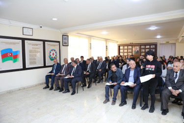 Nizami rayonunda sakinlərlə növbəti səyyar görüşlər keçirilib - aprel 2024