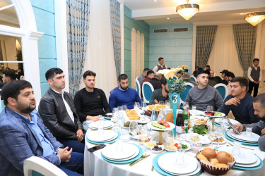 “Meridian Park” şadlıq sarayında Vətən müharibəsi şəhidlərinin ailə üzvləri və qaziləri üçün iftar süfrəsi  - 19.04.2023