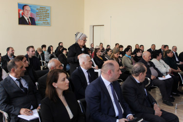 Nizami Rayon İcra Hakimiyyətinin başçısı Coşqun Cəbrayılovun sakinlərlə növbəti səyyar qəbulu keçirilib - 03.04.2026