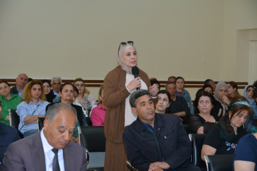 Nizami rayonunda sakinlərlə növbəti səyyar görüşlər keçirilib - aprel 2024