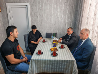 Vətən müharibəsi şəhidləri Teymur Məcidzadənin, Anar Qumaşovun və  Toğrul İsayevin ailələri ziyarət edilib - 25.09.2026