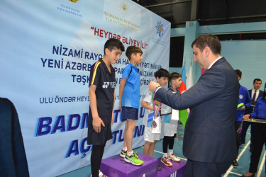 “Heydər Əliyev İli” çərçivəsində Badminton üzrə açıq turnir  - 10.04.2023