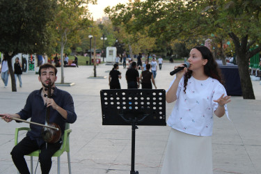 Nizami rayonunda açıq havada növbəti yay konserti təşkil edilib  - 22.08.2026