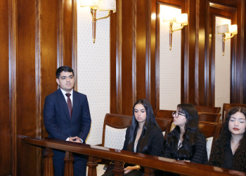 “Hüququn zirvəsinə səfər” layihəsi çərçivəsində Ali Məhkəməyə maarifləndirici tur - 12.06.2025