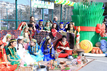 Abad məhəllədə Novruz bayramı qeyd edilib - 13.03.2025 - B.Nuriyev küçəsi, 46a