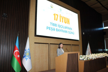 Nizami rayonunda Tibb İşçilərinin Peşə Bayramı Günü qeyd edilib - 17.06.2026