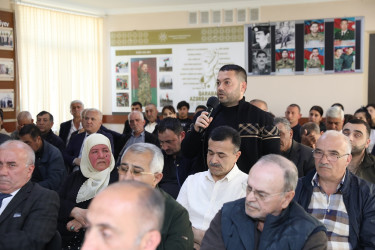 Nizami rayonunda sakinlərlə növbəti səyyar görüşlər keçirilib - aprel 2024