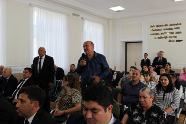 Nizami Rayon İcra Hakimiyyətinin başçısı Coşqun Cəbrayılov rayon sakinləri ilə növbəti səyyar qəbul keçirib - 09.09.2026