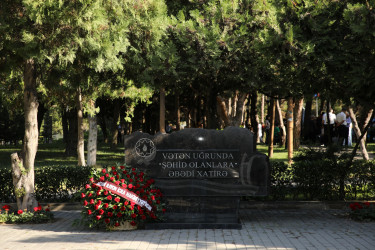 Nizami rayonunda 27 Sentyabr - Anım Günü ilə əlaqədar tədbir keçirilib