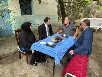 Vətən müharibəsi şəhidi Teymur Məcidzadənin ailəsi  ilə görüş - 26.09.2023