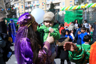 Abad məhəllədə Novruz bayramı qeyd edilib - 13.03.2025 - B.Nuriyev küçəsi, 46a