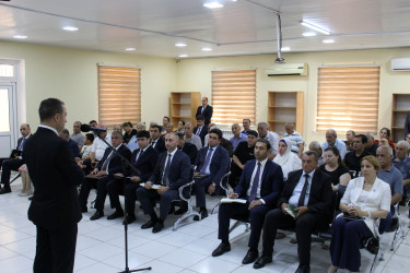 Nizami Rayon İcra Hakimiyyətinin başçısı Coşqun Cəbrayılov rayon sakinləri ilə növbəti səyyar qəbul keçirib - 22.07.2026