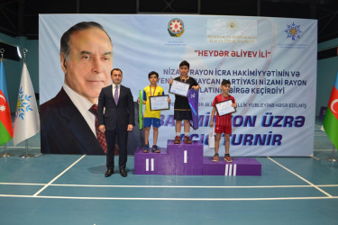 “Heydər Əliyev İli” çərçivəsində Badminton üzrə açıq turnir  - 10.04.2023