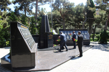 Silahlı Qüvvələr Günü ilə əlaqədar “Nizami Rayon Vətən Müharibəsi Şəhidləri” Memorial Kompleksi ziyarət olunub - 26.06.2025