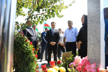 27 sentyabr Anım Günündə Keşlə Şəhidlər Xiyabanında və II Fəxri Xiyabanda şəhidlərin məzarlarının ziyarəti - 27.09.2023