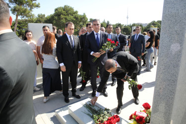 27 Sentyabr – Anım Günü ilə əlaqədar Hərbi Memorial Məzarlıqda şəhidlərin məzarları ziyarət edilib - 27.09.2026